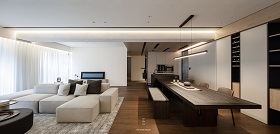 113㎡ | 現(xiàn)代簡(jiǎn)約三居，打造獨(dú)一無(wú)二的質(zhì)感之家