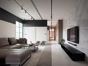 120㎡ | 窗光沿著走廊、流淌于各區(qū)域中